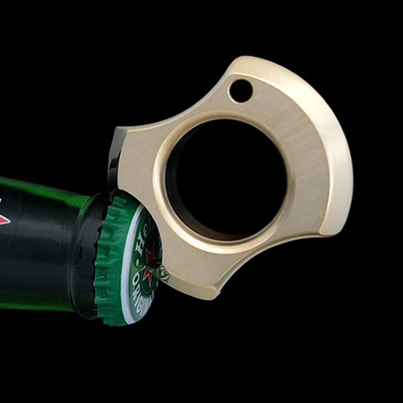 Multi-style Bottle Opening Brass Knuckle Duster - Image 2