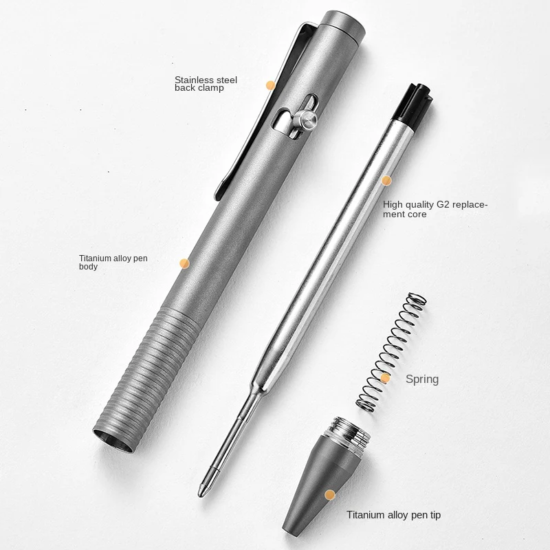 Multifunctional Bolt Titanium Tactical Writing Pen - Image 5