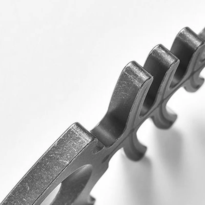 Multifunctional Fishbone Bottle Opener Titanium Self Defense EDC Tool - Image 10