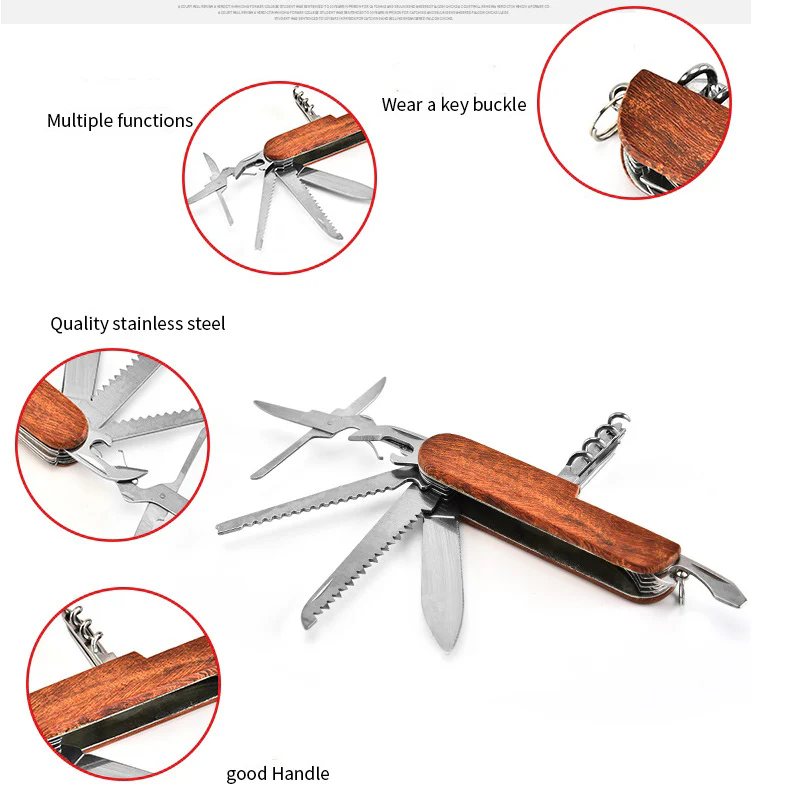 Multifunctional Outdoor Defense Tool Folding Knife - Image 3