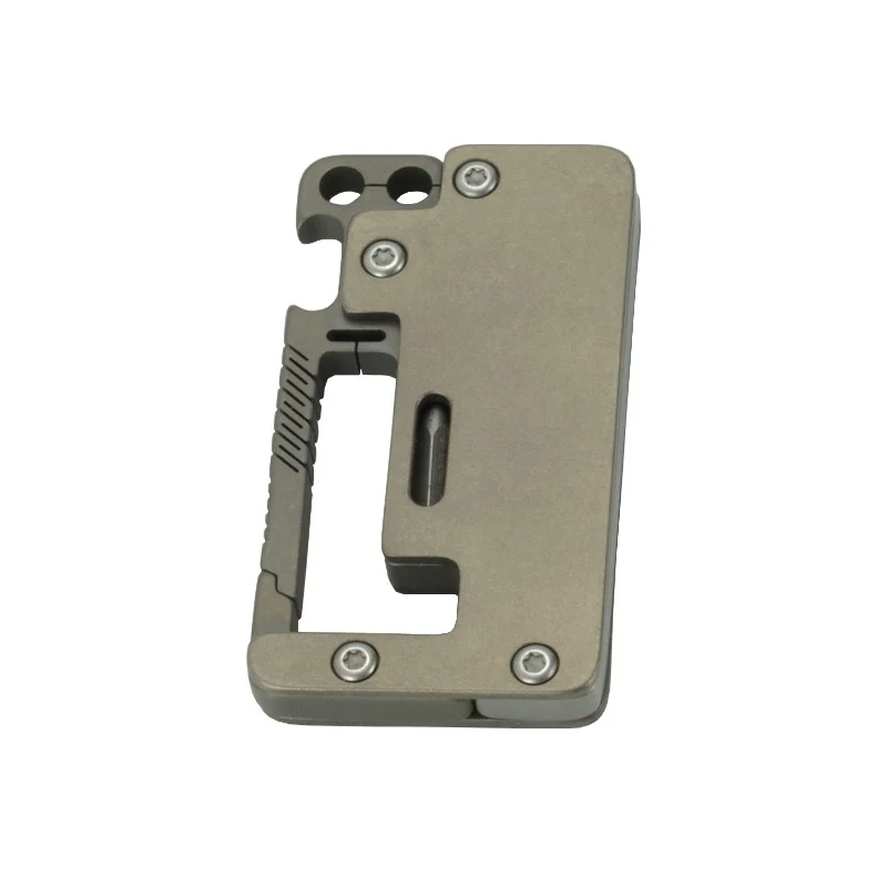 Multifunctional Titanium Pocket Knife Hiking Buckle Bottle Opener Tool - Image 7