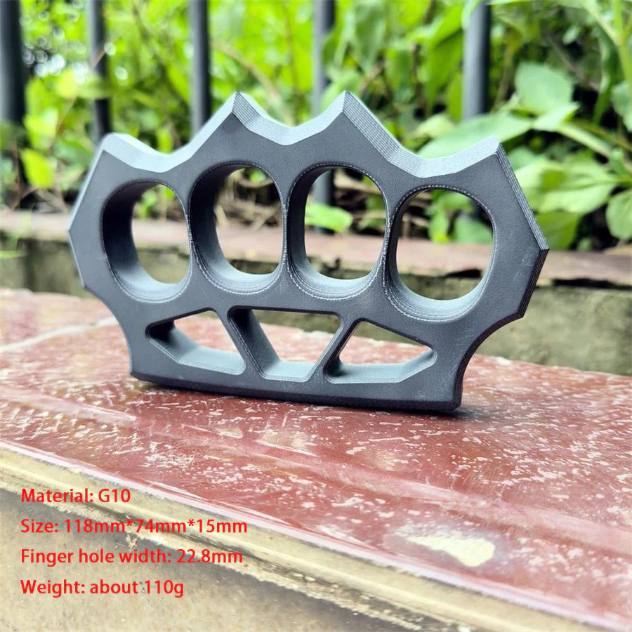 Multistyle G10 Knuckle Duster Boxing Broken Window Self Defense EDC Tool - Image 10