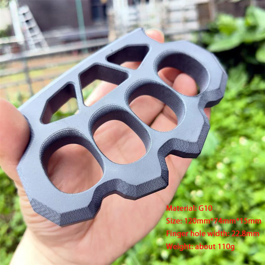 Multistyle G10 Knuckle Duster Boxing Broken Window Self Defense EDC Tool - Image 11