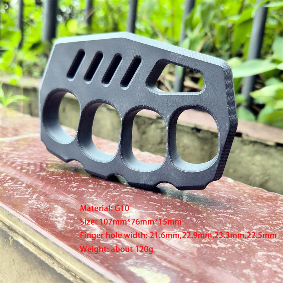 Multistyle G10 Knuckle Duster Boxing Broken Window Self Defense EDC Tool - Image 12