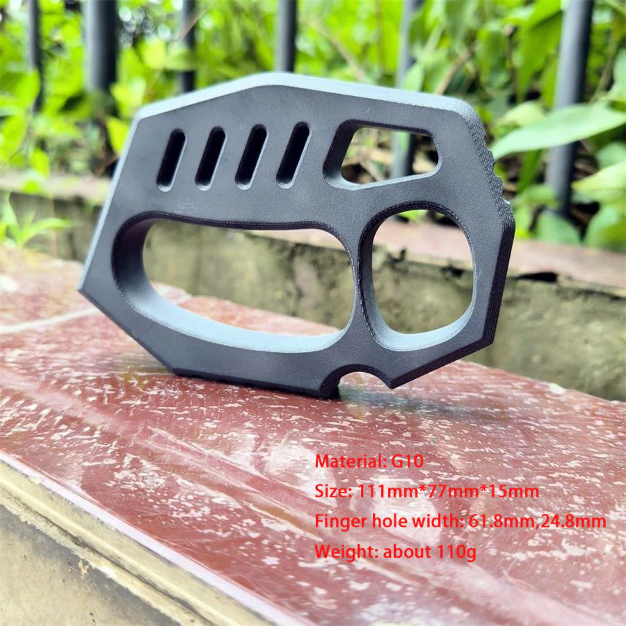 Multistyle G10 Knuckle Duster Boxing Broken Window Self Defense EDC Tool - Image 13