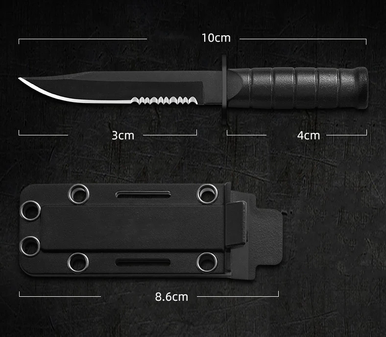 Necklace Small Straight Knife Multifunctional Defense - Image 5