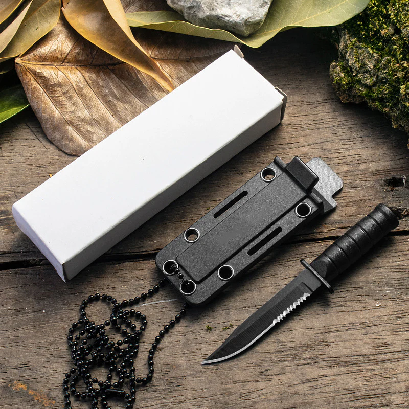 Necklace Small Straight Knife Multifunctional Defense - Image 7