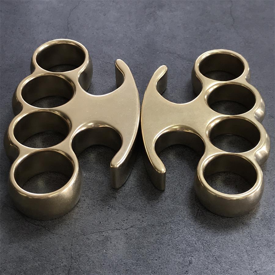 Old Style Classic Stonewashed Brass Knuckle Duster - Image 11