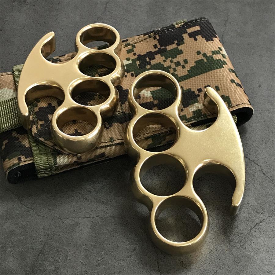 Old Style Classic Stonewashed Brass Knuckle Duster - Image 2