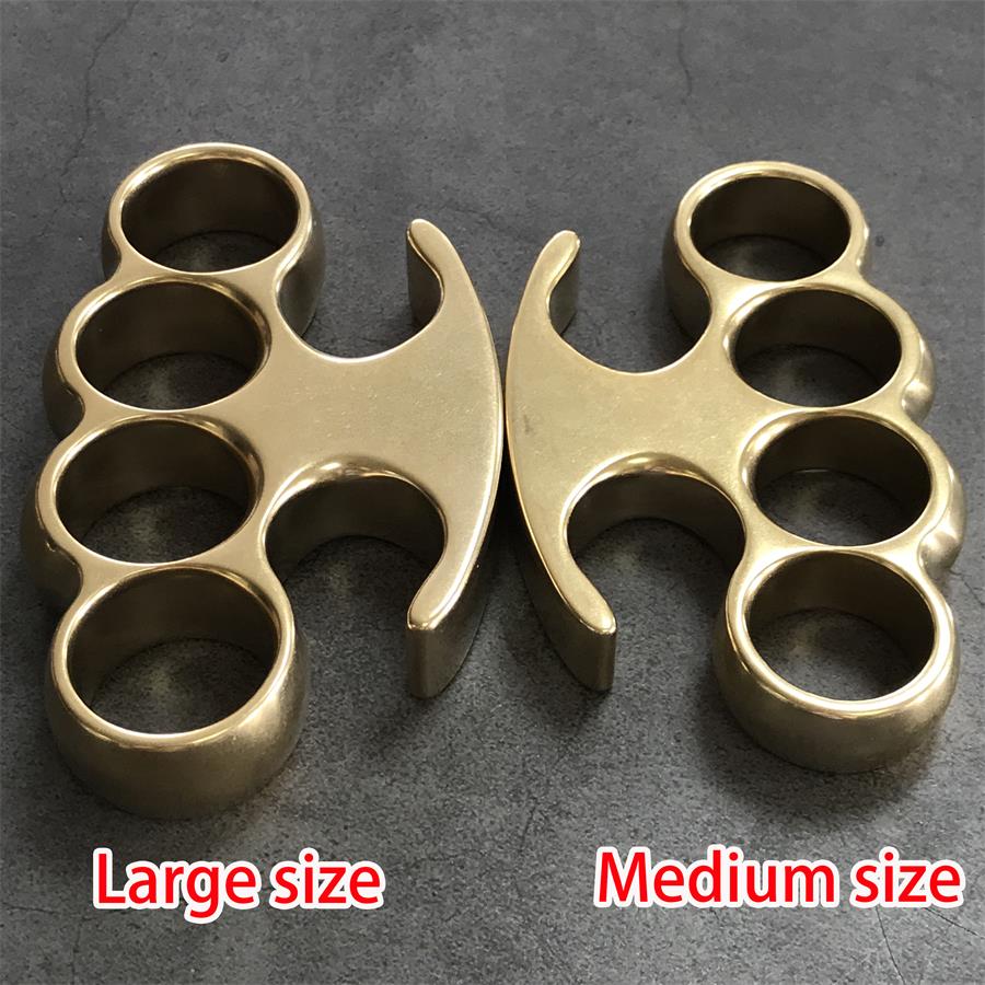 Old Style Classic Stonewashed Brass Knuckle Duster - Image 3