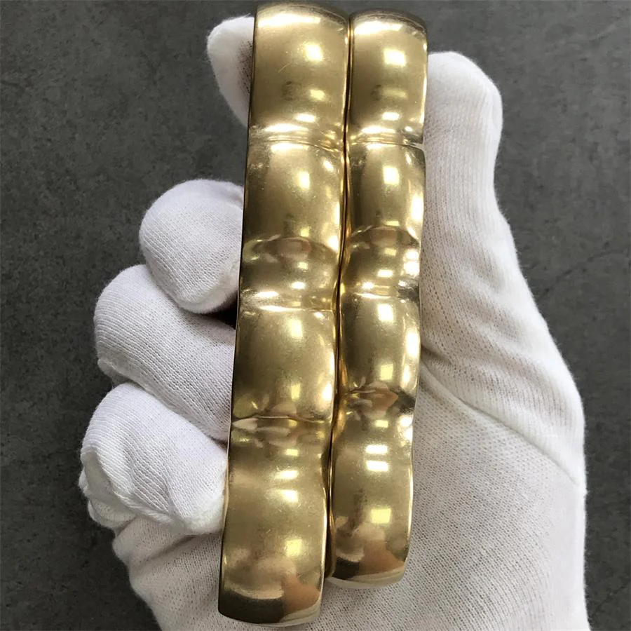 Old Style Classic Stonewashed Brass Knuckle Duster - Image 7
