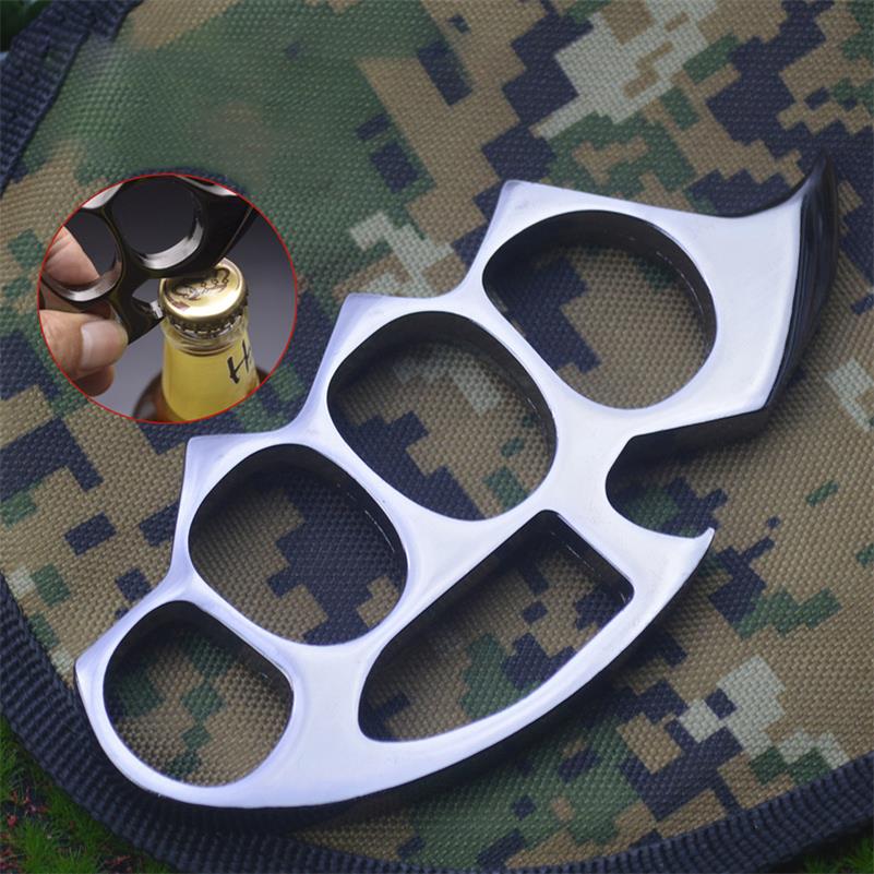 Open Bottle Broken Window Brass Knuckle Duster - Image 2