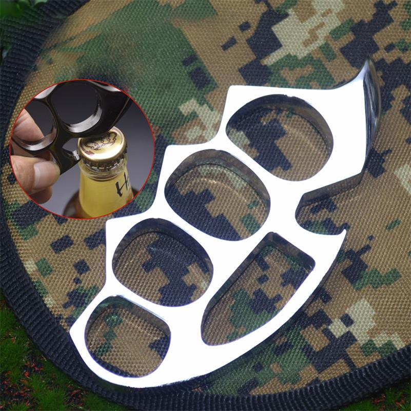 Open Bottle Broken Window Brass Knuckle Duster - Image 3