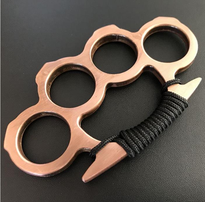 Order - Solid Brass Knuckles Duster For Self Defense Window Breaker EDC Supplies - Image 11
