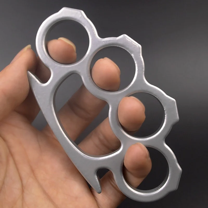 Order - Solid Brass Knuckles Duster For Self Defense Window Breaker EDC Supplies - Image 4