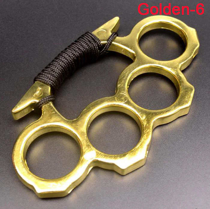 Order - Solid Brass Knuckles Duster For Self Defense Window Breaker EDC Supplies - Image 7