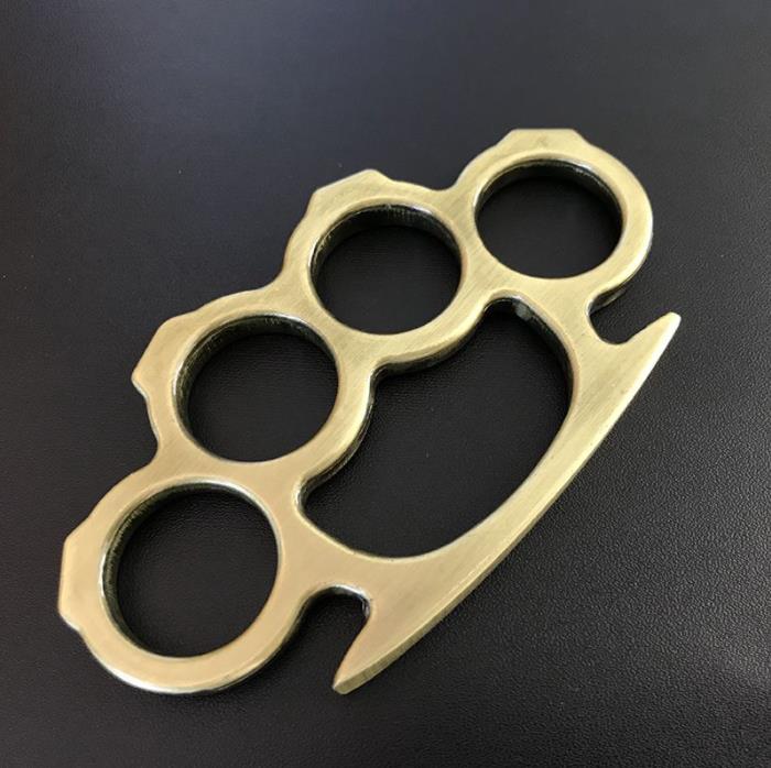 Order - Solid Brass Knuckles Duster For Self Defense Window Breaker EDC Supplies - Image 8