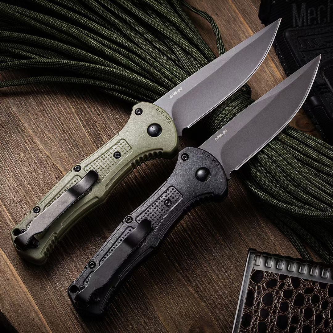 Outdoor  9070 9071 Folding Knife D2 Blade Nylon Fiber Handle Camping Hunting Tactical Defense Pocket Knives - Image 3
