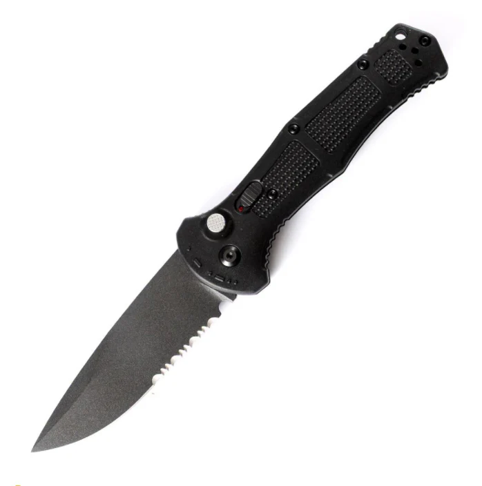 Outdoor  9070 9071 Folding Knife D2 Blade Nylon Fiber Handle Camping Hunting Tactical Defense Pocket Knives - Image 5