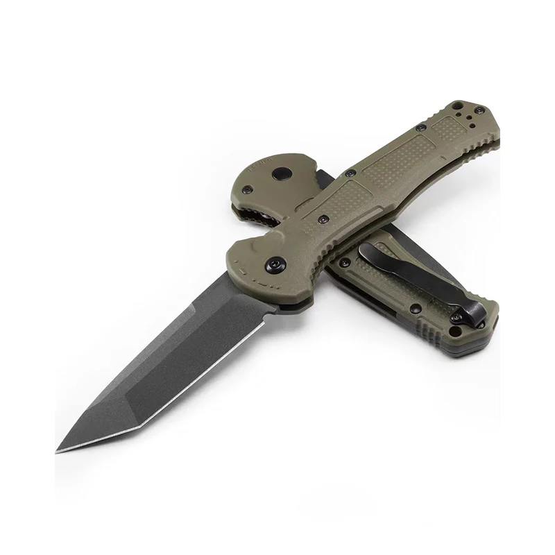 Outdoor  9070 9071 Folding Knife D2 Blade Nylon Fiber Handle Camping Hunting Tactical Defense Pocket Knives - Image 8