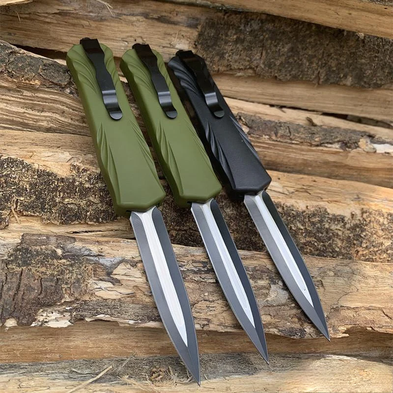 Outdoor Knife Tactical  EDC Camping Hiking Auto Pocket Knives Tools - Image 3