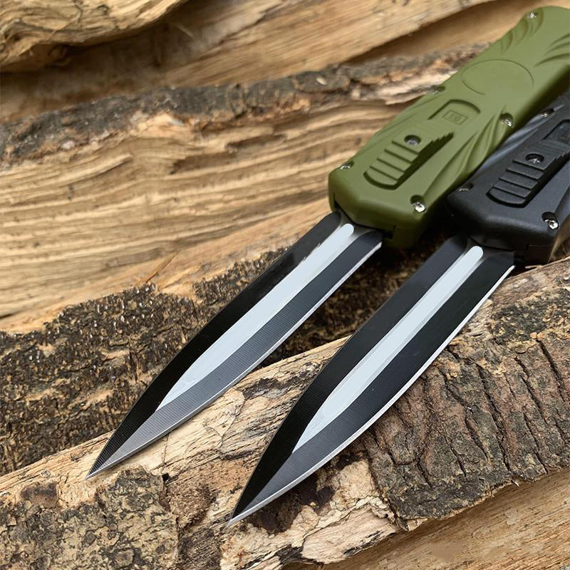 Outdoor Knife Tactical  EDC Camping Hiking Auto Pocket Knives Tools - Image 4
