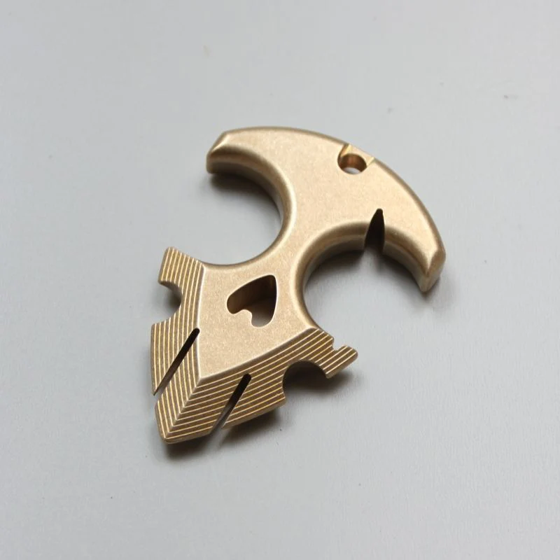 Outdoor Brass Knuckle Duster EDC Self-defense Decoration - Image 4