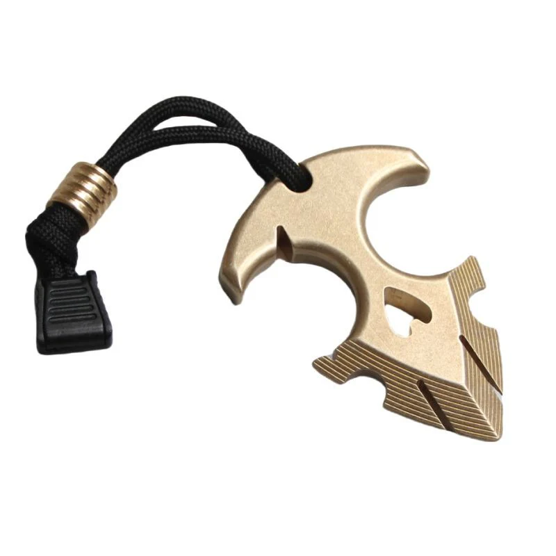 Outdoor Brass Knuckle Duster EDC Self-defense Decoration - Image 8