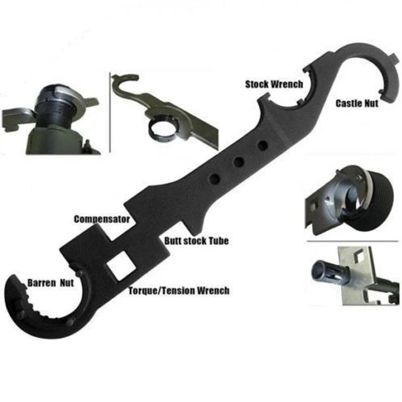 Outdoor Camping Multi-function Combination Wrench High Hardness Bicycle Maintenance Tool Big Wrench - Image 3