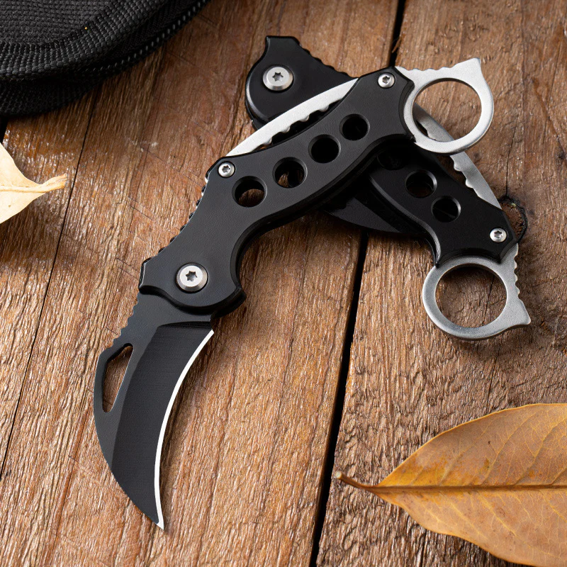 Outdoor Claw Knife Portable Survival Folding Knives Fishing Safety Defense Pocket EDC Tool - Image 2