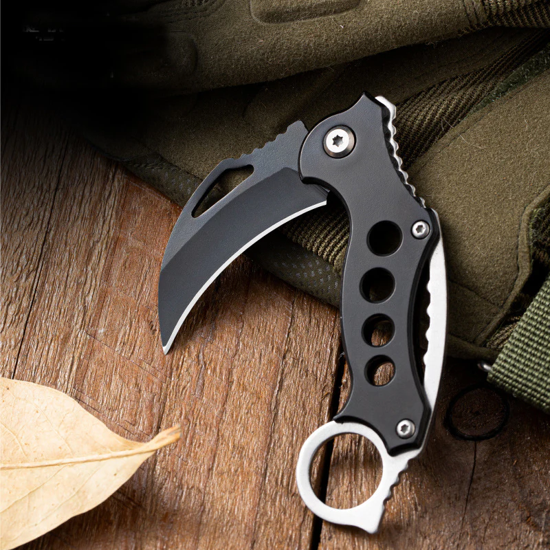 Outdoor Claw Knife Portable Survival Folding Knives Fishing Safety Defense Pocket EDC Tool - Image 5