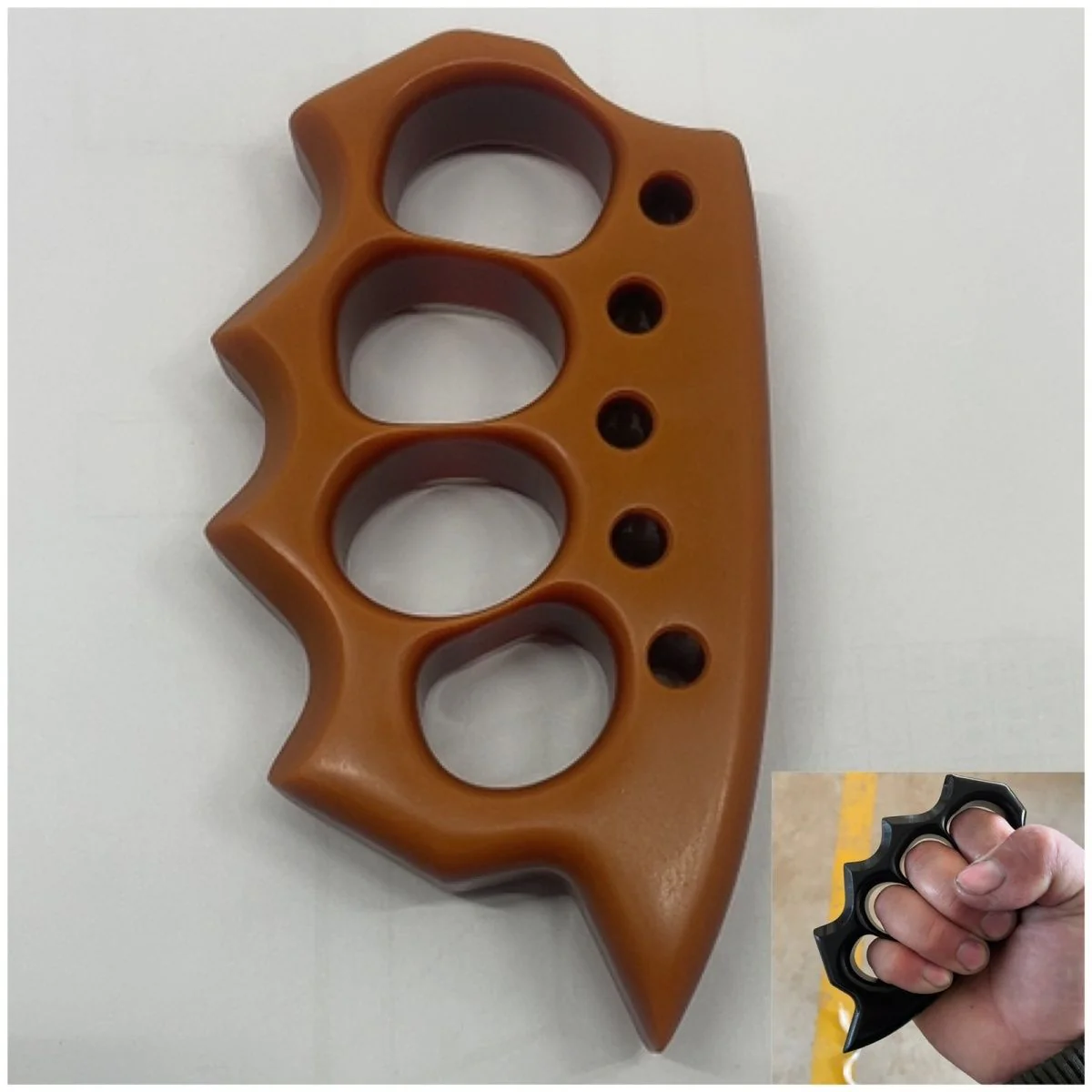 Outdoor Knuckle Duster Boxing Fighting Defense Window Breaking EDC Tools - Image 4
