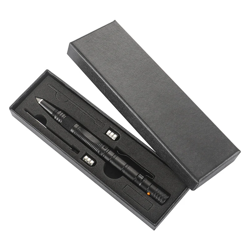 Outdoor Multifunctional Tactical Pen Defense Pocket Knife LED Lighting Window Breaker EDC Survival Tool - Image 11