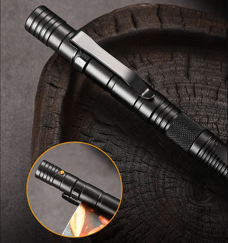 Outdoor Multifunctional Tactical Pen Defense Pocket Knife LED Lighting Window Breaker EDC Survival Tool - Image 4