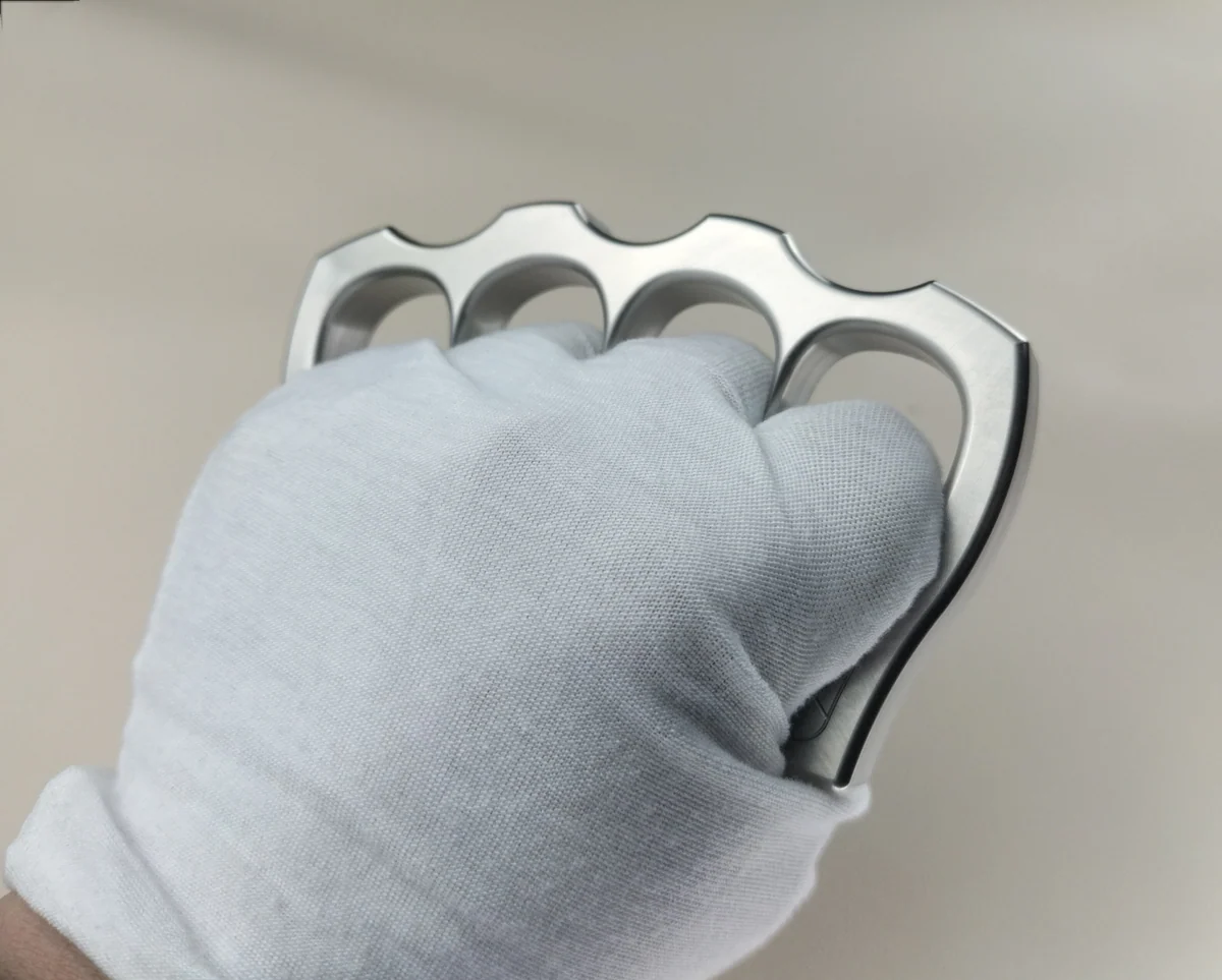 Outdoor Sturdy Knuckle Duster Boxing Combat Protective Gear Defense Window Breaker EDC Tool - Image 8