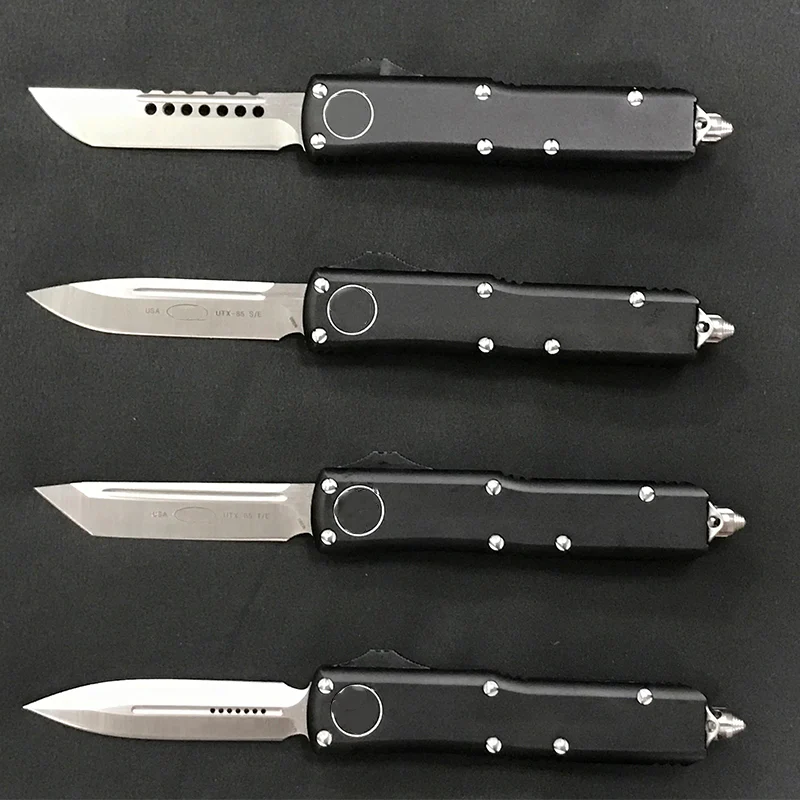 Outdoor Tactical Knife Aluminum Handle Camping Survival Defense Pocket Knives