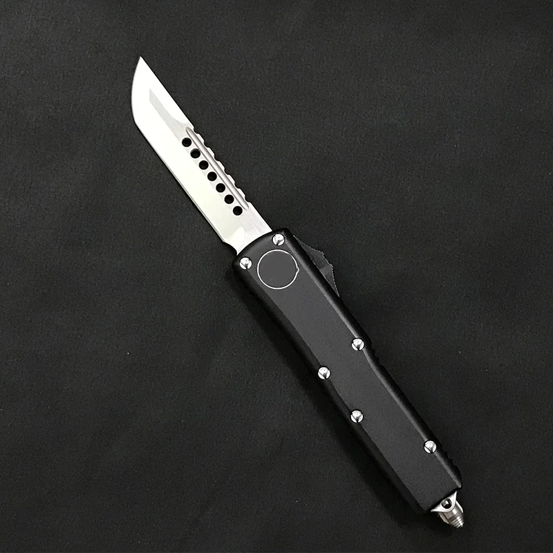 Outdoor Tactical Knife Aluminum Handle Camping Survival Defense Pocket Knives - Image 2