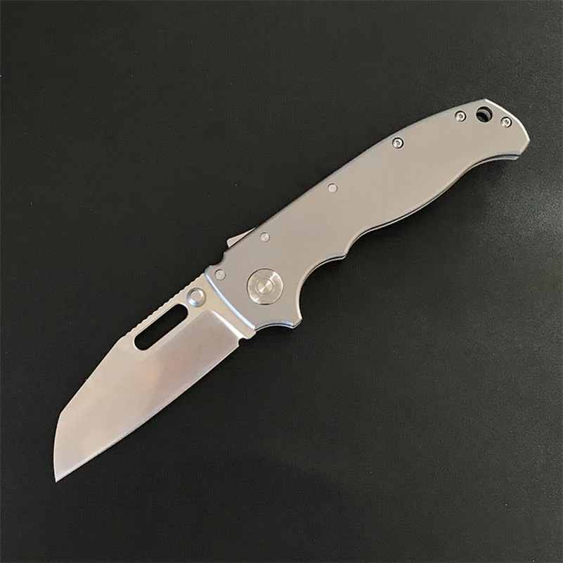 Outdoor Titanium Alloy Folding Knife Camping Hunting Pocket Knives - Image 12