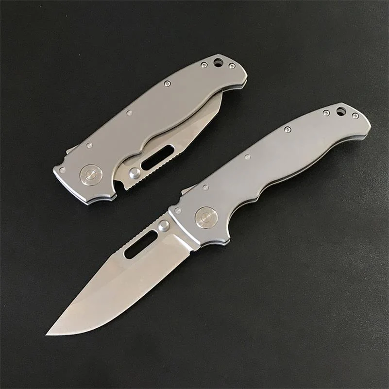 Outdoor Titanium Alloy Folding Knife Camping Hunting Pocket Knives - Image 3