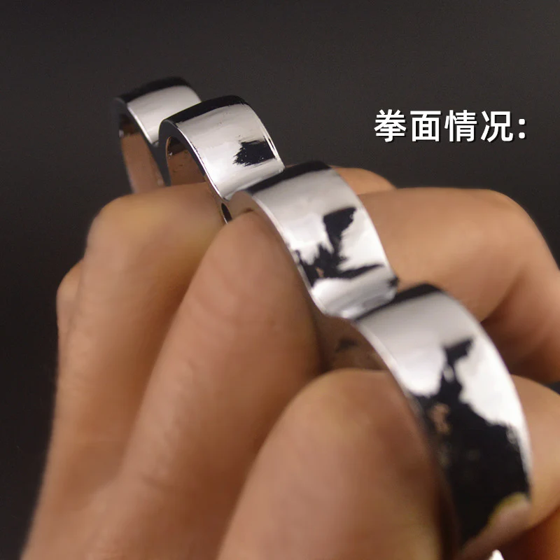 Metal Fight Knuckle Duster Four Finger Martial Arts Fighting Iron Fist Ring Hands Clasp Hand Support Bodybuilding Boxing Pocket EDC Tool - Image 8