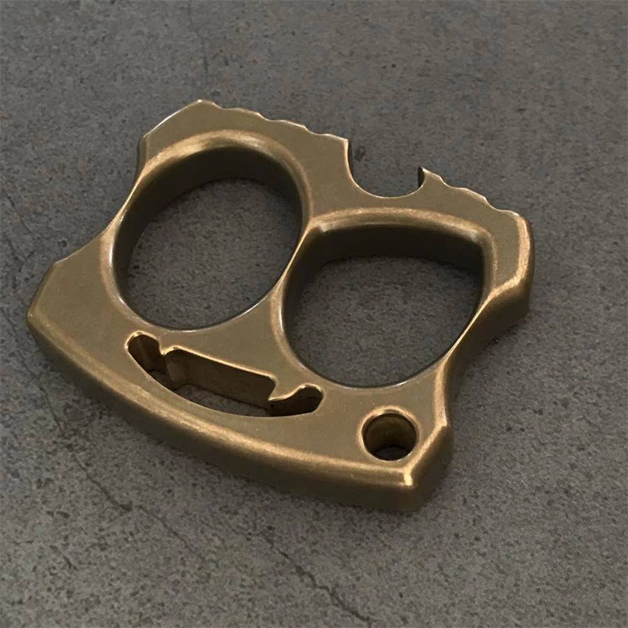 Personalized Brass Knuckle Duster Bottle Opening EDC Tool - Image 11