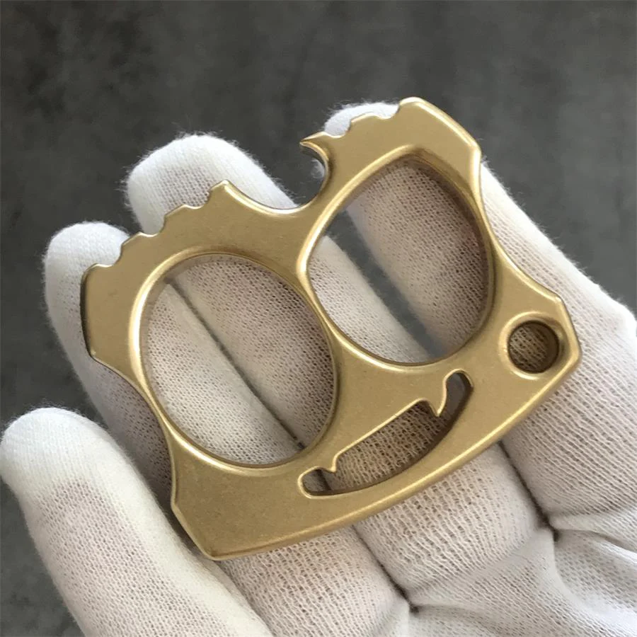 Personalized Brass Knuckle Duster Bottle Opening EDC Tool - Image 2