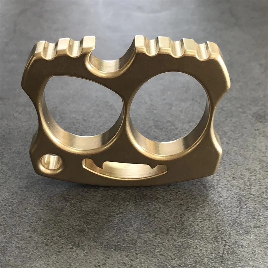 Personalized Brass Knuckle Duster Bottle Opening EDC Tool - Image 4