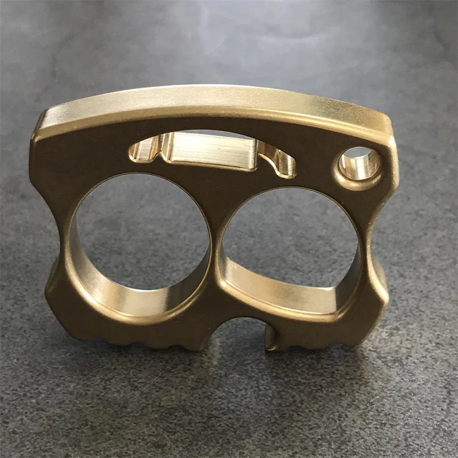 Personalized Brass Knuckle Duster Bottle Opening EDC Tool - Image 5