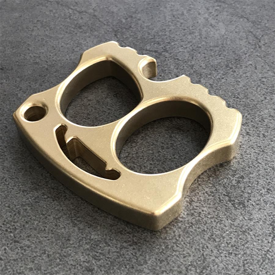 Personalized Brass Knuckle Duster Bottle Opening EDC Tool - Image 8