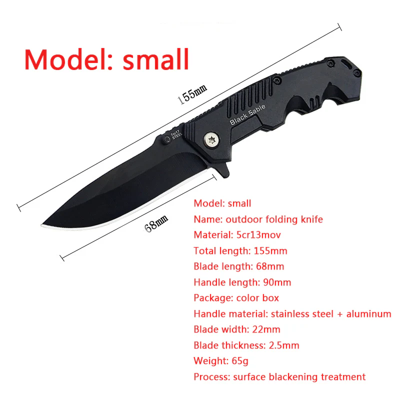 Portable Folding Knife Outdoor Defense Pocket Knives - Image 11