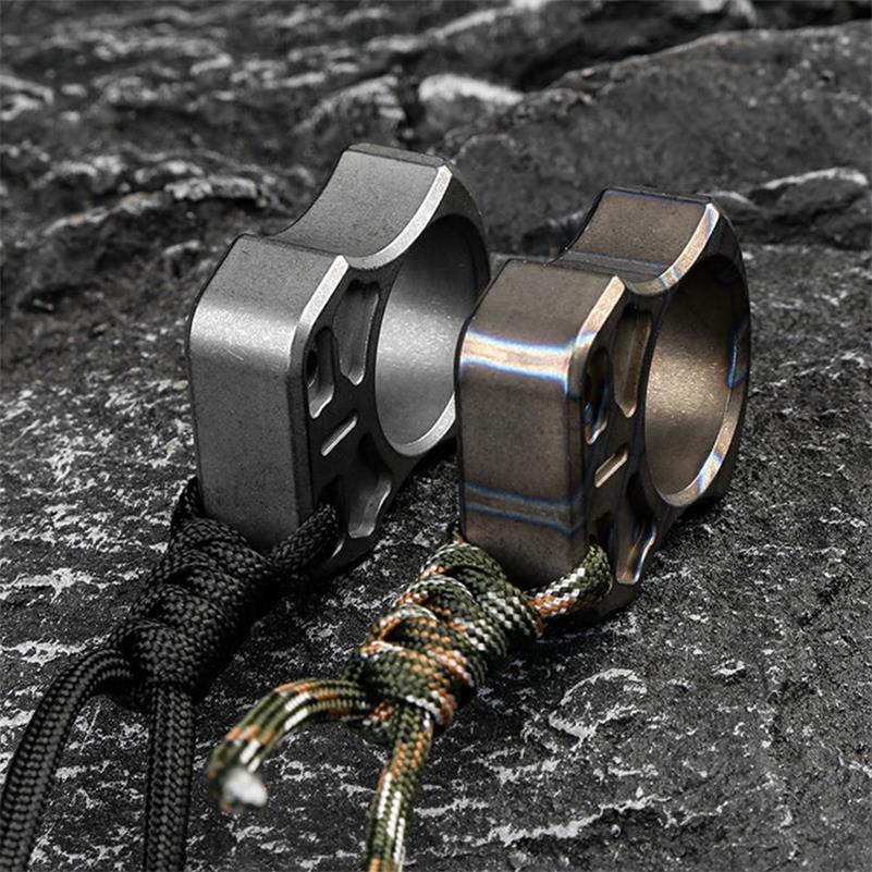 Portable Window Breaker Titanium Knuckle Duster - Image 2