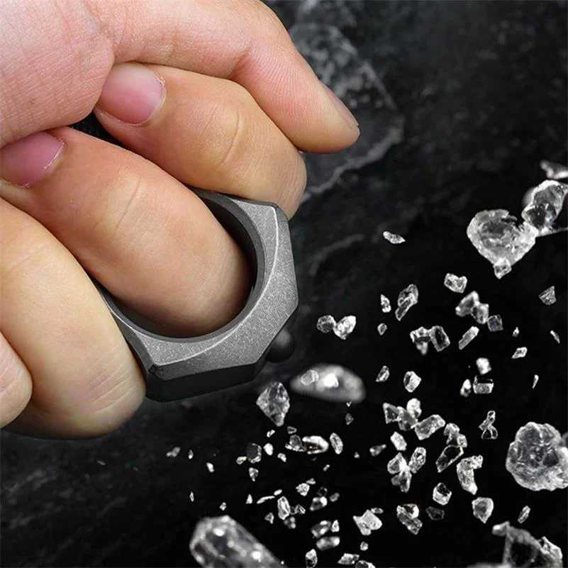 Portable Window Breaker Titanium Knuckle Duster - Image 5
