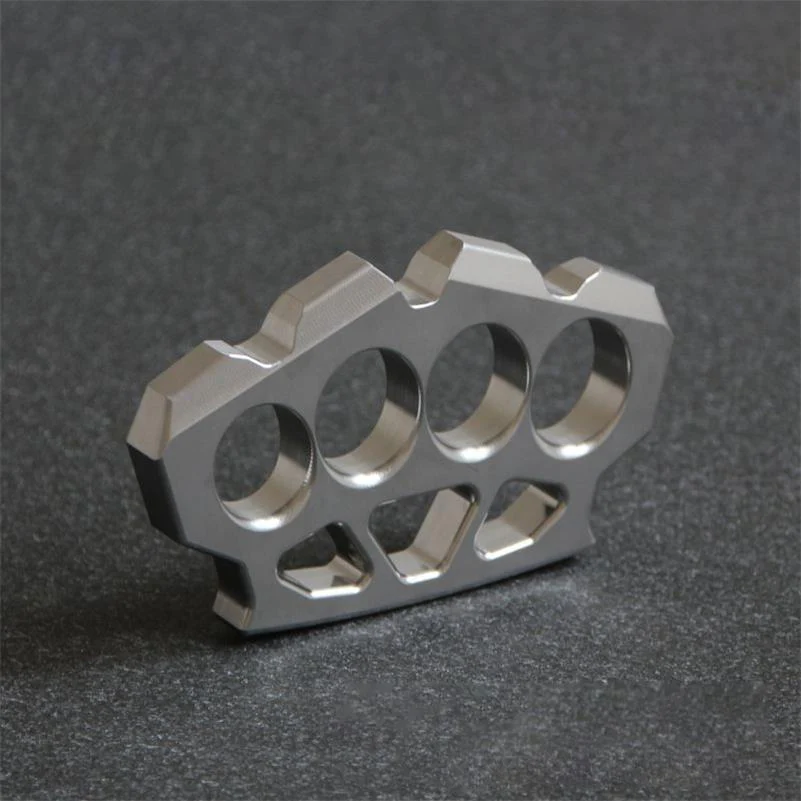 Precision Solid Steel Knuckle Duster Self-defense EDC Tool - Image 5