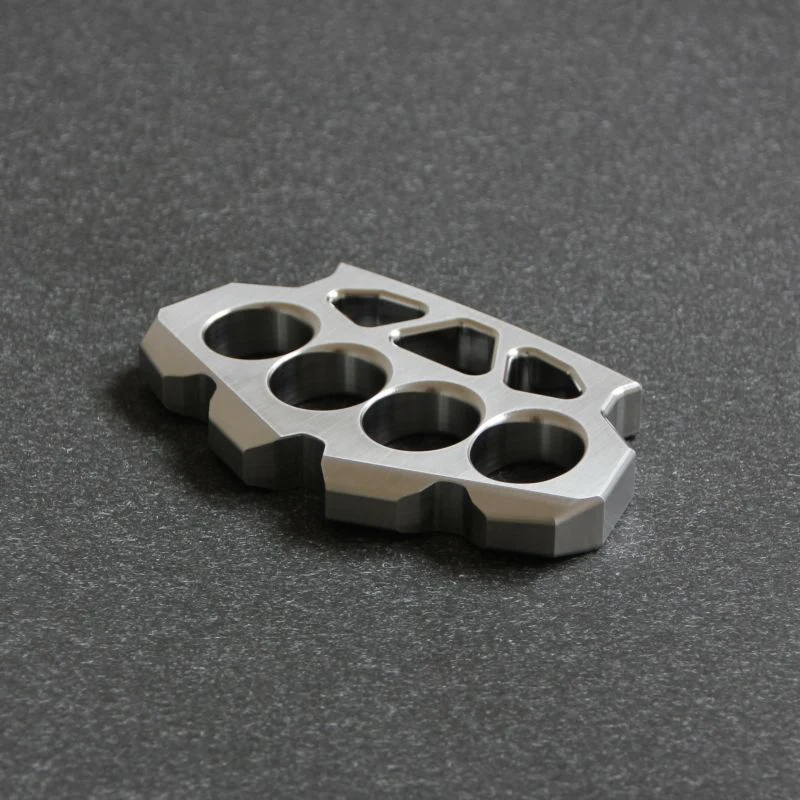Precision Solid Steel Knuckle Duster Self-defense EDC Tool - Image 6